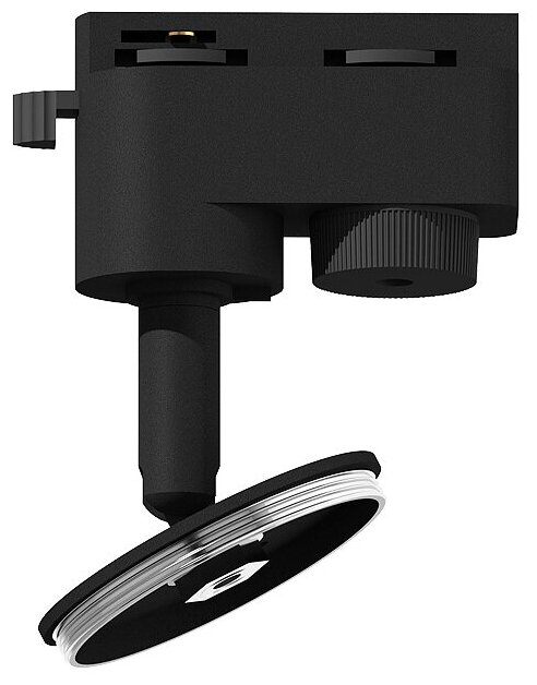 Крепеж трековый поворотный для корпуса светильника с диаметром отверстия D60mm Ambrella DIY Spot A2521, Черный