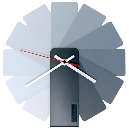 Часы настенные Transformer Clock. Black  & Monochrome