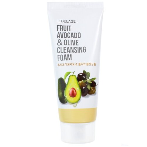 Lebelage Cleansing Foam Fruit Avocado&Olive Пенка для умывания с авокадо и оливой 100 мл