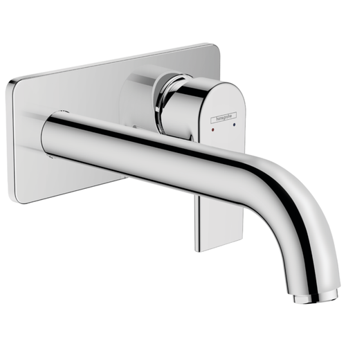 фото Смеситель для раковины настенный, излив 20,4 hansgrohe vernis shape 71578000, хром