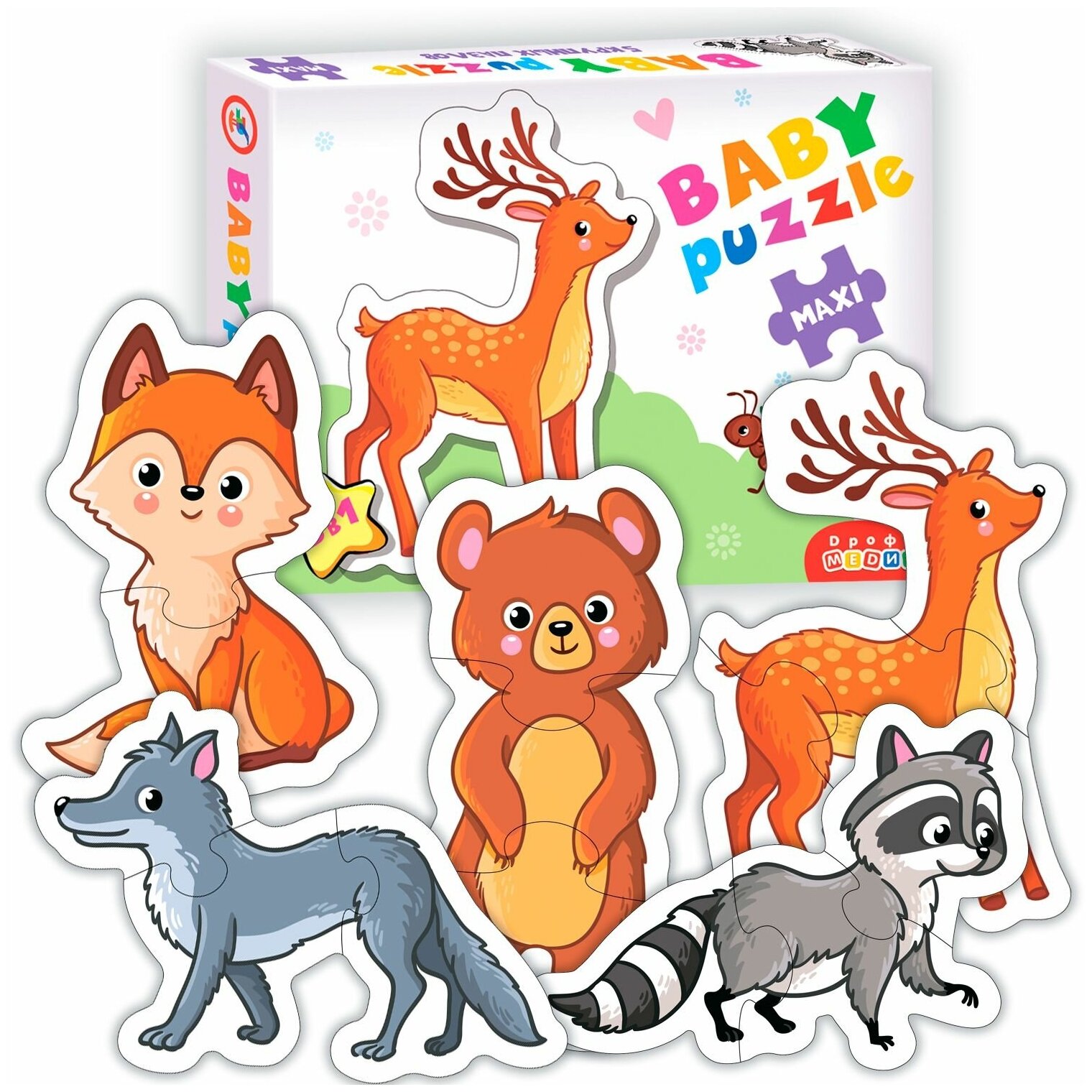 Baby puzzle. В лесу (3994) Дрофа Медиа - фото №13