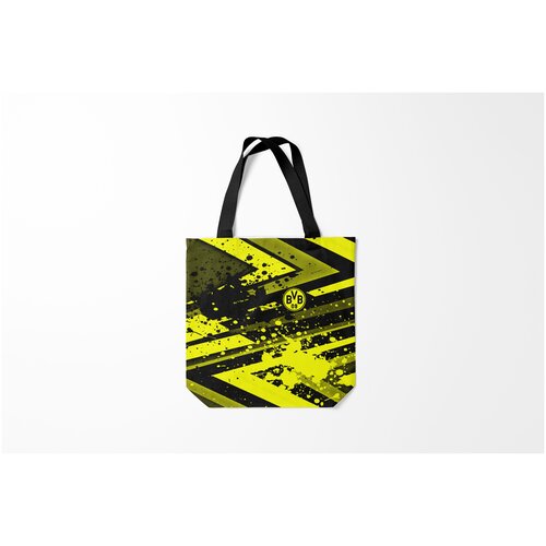 фото Сумка-шоппер / 40х40 см / футбол / borussia dortmund burnettie