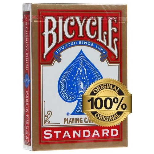 Игральные карты Bicycle Standard, красные