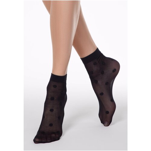 Женские носки Conte средние, размер 23-25, черный