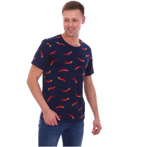 фото Домашняя мужская одежда / футболка мужская / футболка пижамная мужская / футболка трикотажная домашняя, р. 50 промдизайн