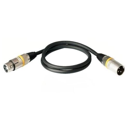 Микрофонный кабель XLR(М) XLR( F) 1 м Rockcable RCL30351 D6