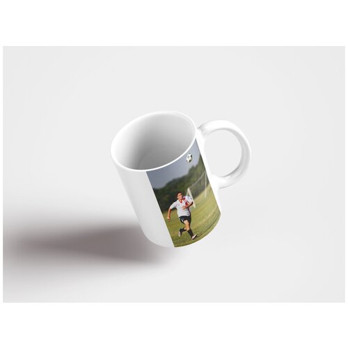 фото Кружка "футбольный, мяч, пинать 320 мл. белая lotsprints