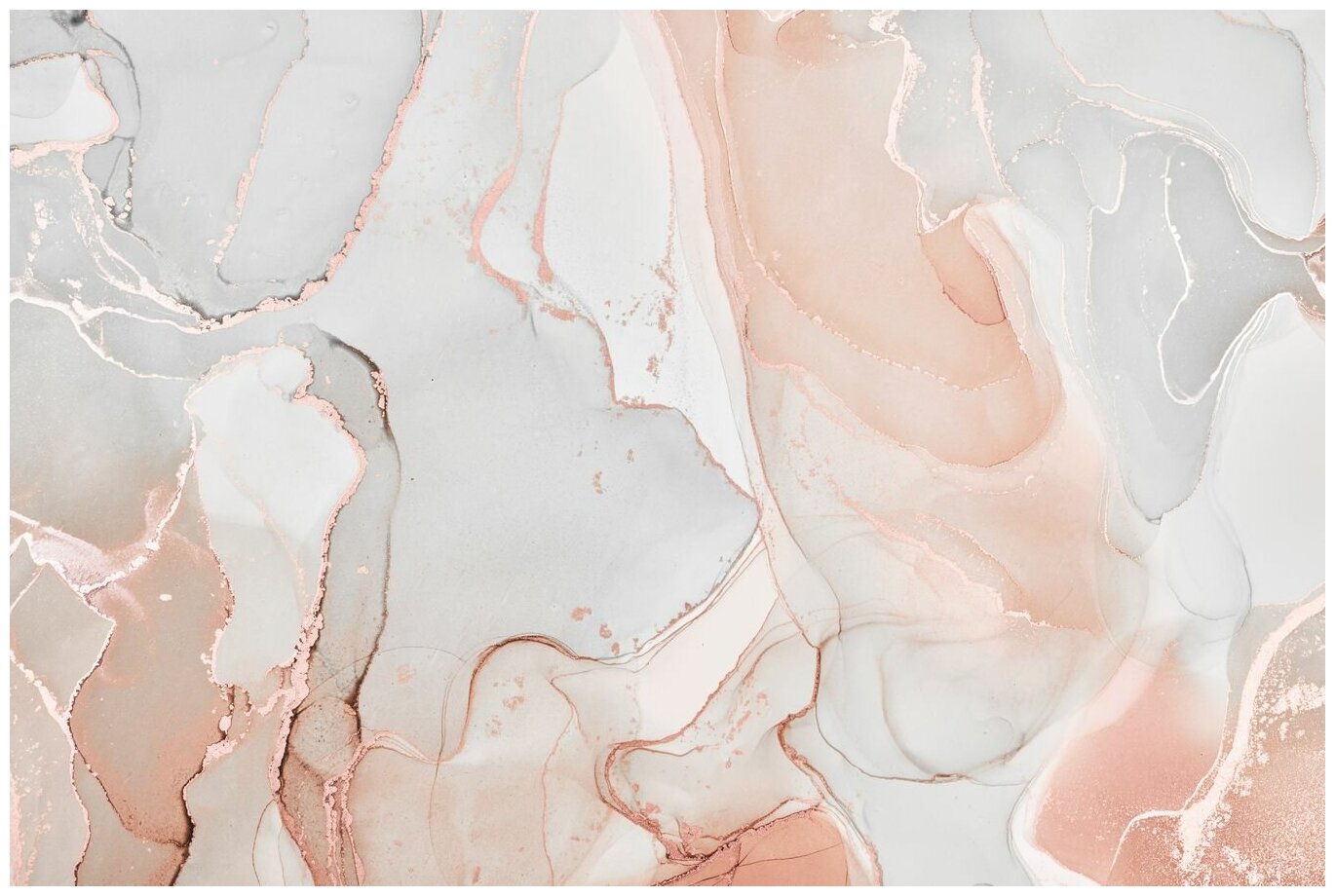 Флизелиновые фотообои Уютная стена "Нежный флюид арт" 410х270 см с текстурой Песок