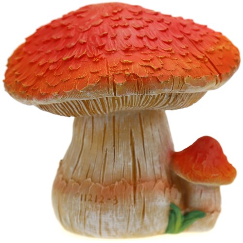 фото Фигурка садовая два гриба с красной шапкой нет бренда