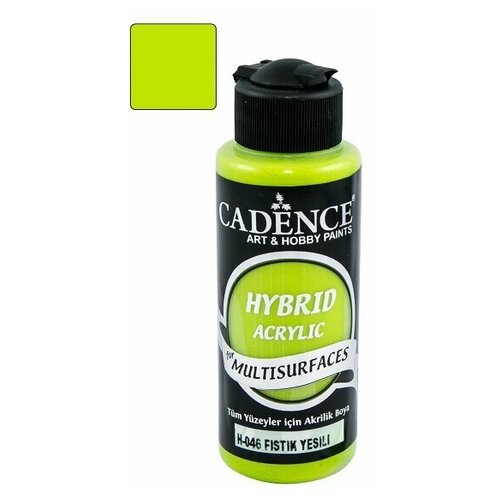 Акриловая краска Cadence Hybrid Acrylic Paint, 120 ml. Pistachio Green H-046 seresstore artdeco acrylic wood paint 500 ml pistachio green