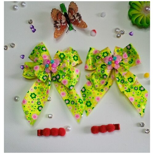 Бант для волос, резинка для волос детская, заколка для волос, бант для девочки, подарок, школа, выпускной, утренник, последний звонок.