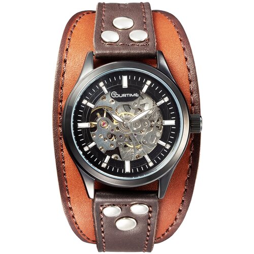 фото Часы наручные механические скелетоны yourtime warrior женские