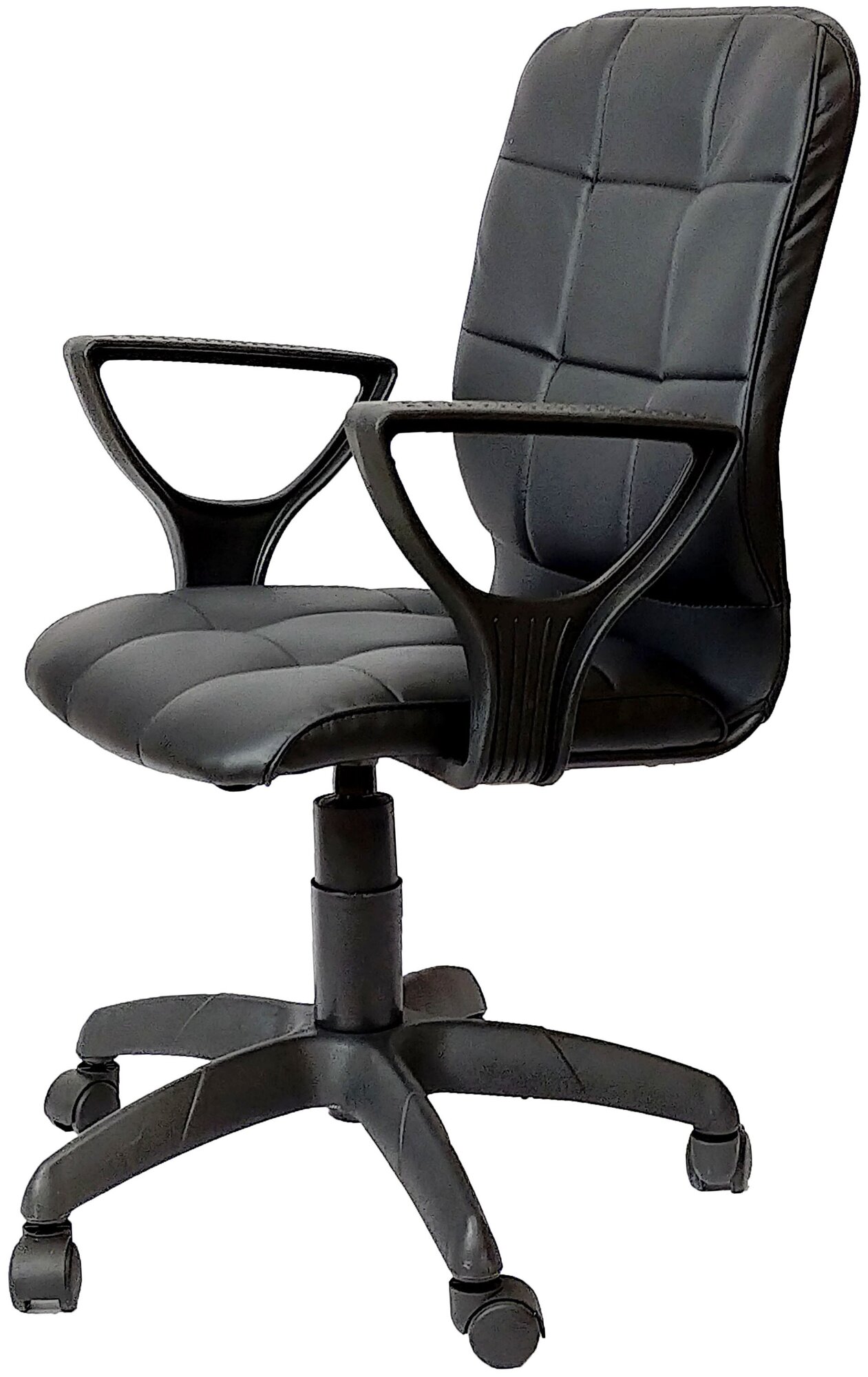 Кресло компьютерное RV-305 Экокожа цвет черный - фотография № 3