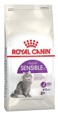 Royal Canin RC Для кошек с чувств. пищевар-м:1-7лет (Sensible 33) 25210040R0 0,4 кг 21088 (4 шт)