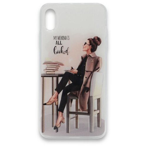 фото Чехол силиконовый girl style для apple iphone xr all booked ycase