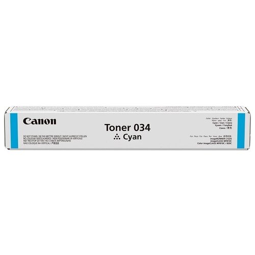 Тонер Canon 034C Cyan/Голубой 9453B001