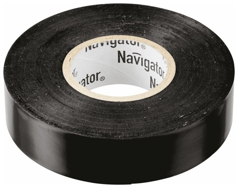 Изолента ПВХ 15мм (рул.20м) черн. NIT-B15-20/BL Navigator 71103 (Упаковка 10 штук)