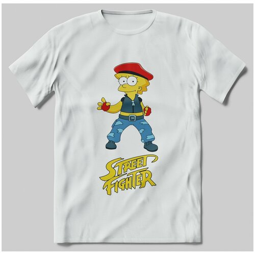 фото Футболка с принтом лиза street figthter brut-shop