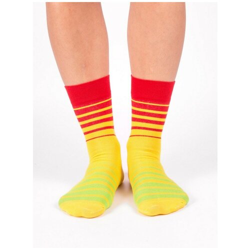 Носки Babushka, размер 36-39, желтый носки babushka размер 19 21 желтый