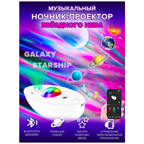Лазерный проектор звездного неба Galaxy Starship
