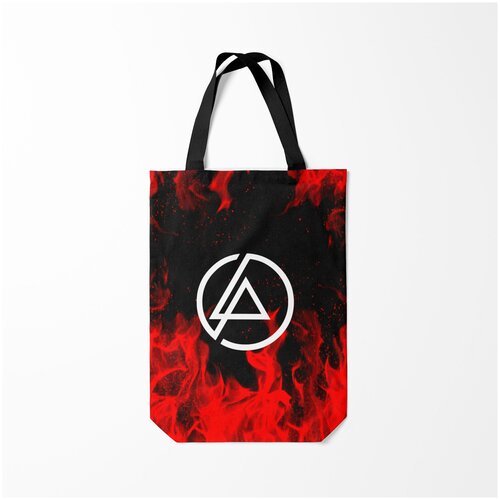 фото Сумка-шоппер / 31х42 см / рок / linkin park burnettie