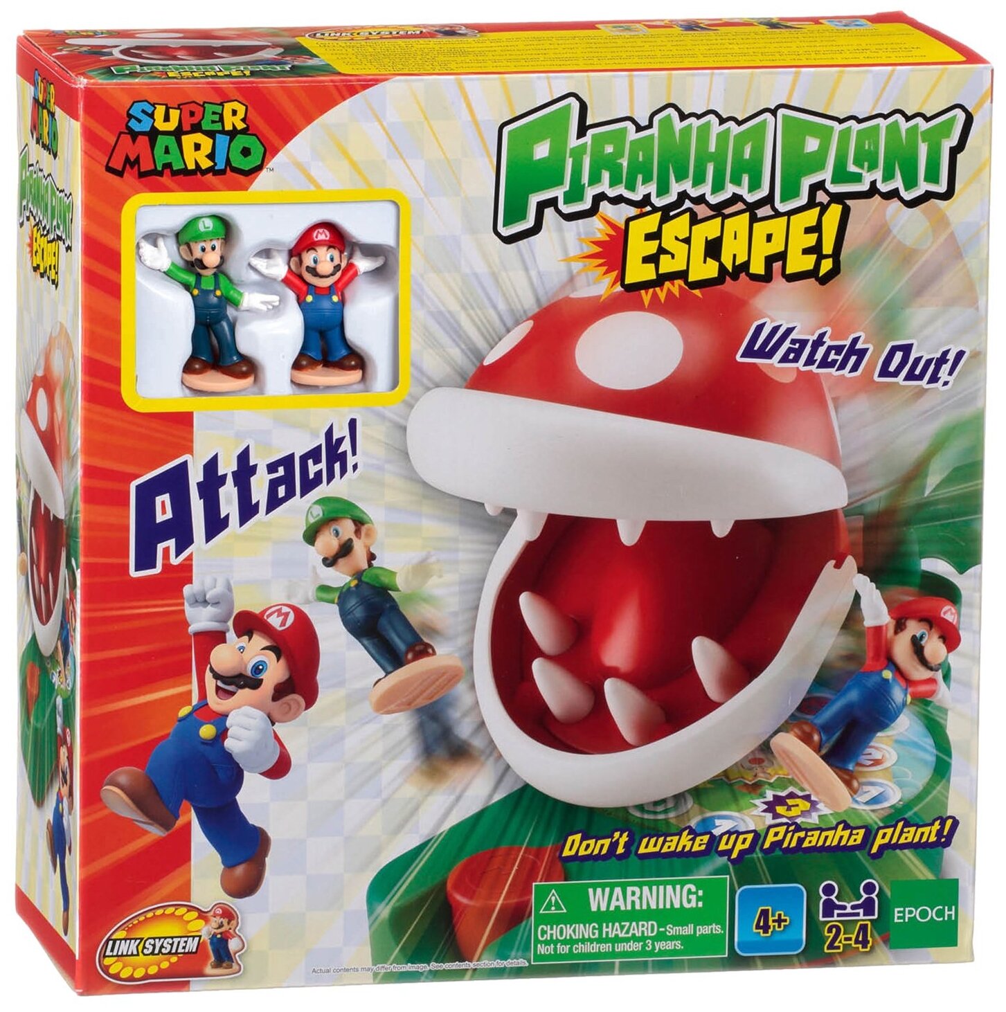 Настольная игра EPOCH Games Super Mario Побег Растения-Пираньи