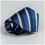 Красивый брендовый галстук Rene Lezard 102145 - изображение