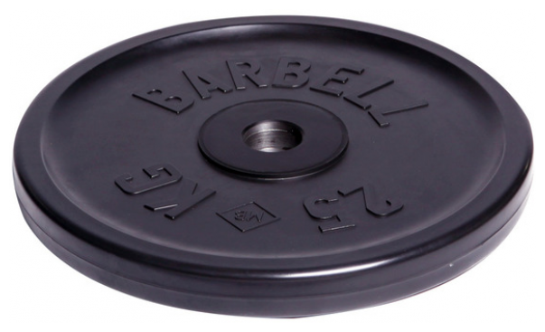 Диск олимпийский MB Barbell d 51 мм чёрный 25,0 кг