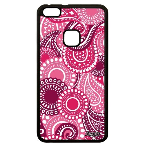 фото Стильный чехол на смартфон // huawei p10 lite // "кружевной узор" восточный пейсли, utaupia, фуксия