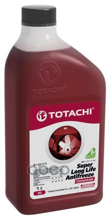 Концентрат охлаждающей жидкости Totachi super long life antifreeze red 1л Totachi 43301