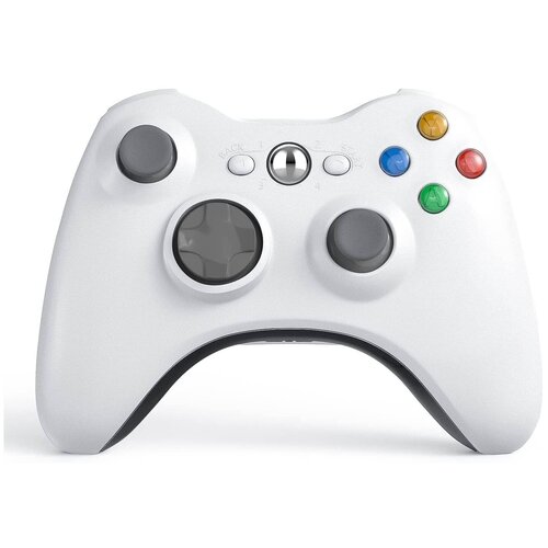 Беспроводной геймпад (джойстик) для Xbox 360 (white) джойстик беспроводной bluetooth для xbox 360 черный