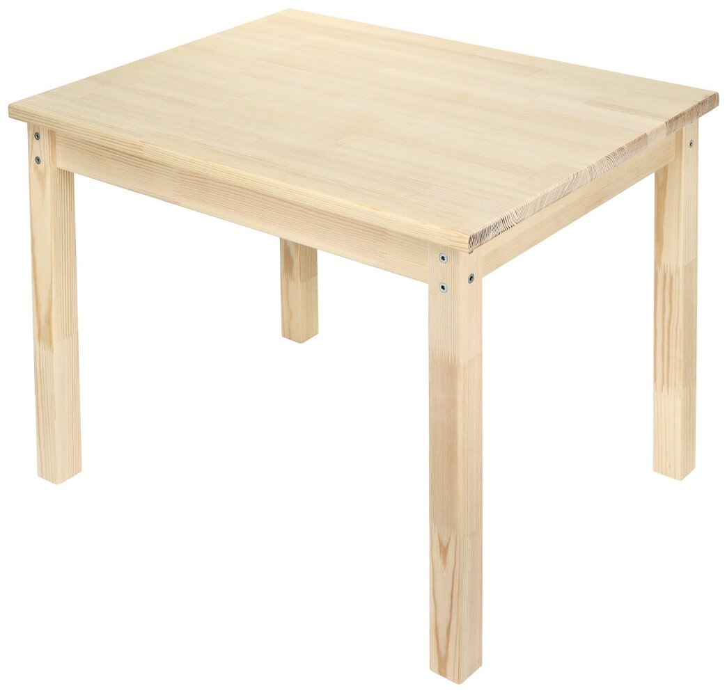 Комплект "стол + стульчик" KETT-UP DUBOK ECO детский,KU310, деревянный, массив березы, без покрытия, цвет натуральный - фотография № 3