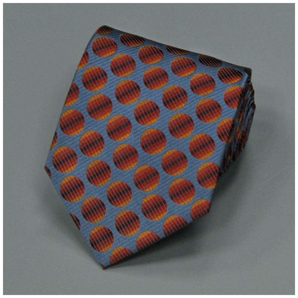 Замечательный яркий галстук в горох Christian Lacroix 836193 