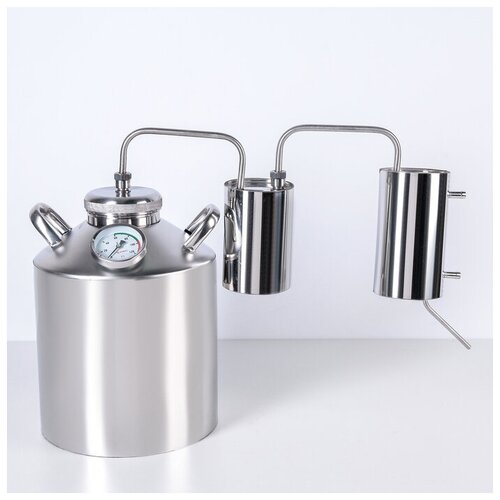 Дистиллятор 7 л горло 80 мм с термометром клапан 981000₽