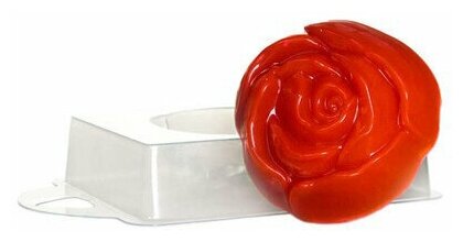 Пластиковая форма для мыла №01 14.8 х 10 см пластик Роза чайная