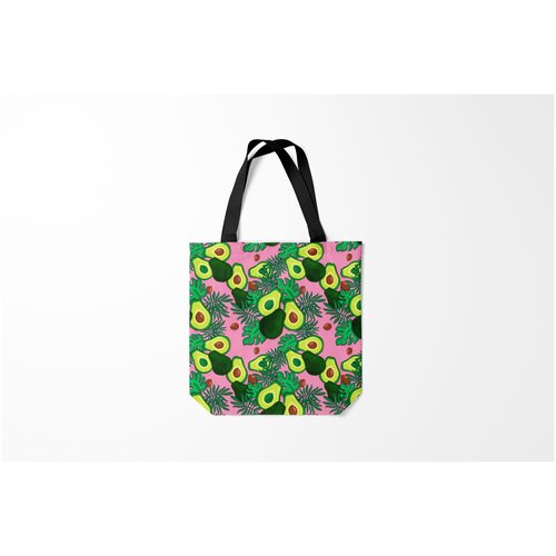 фото Сумка-шоппер / 40х40 см / популярные иллюстрации / авокадо avocado burnettie