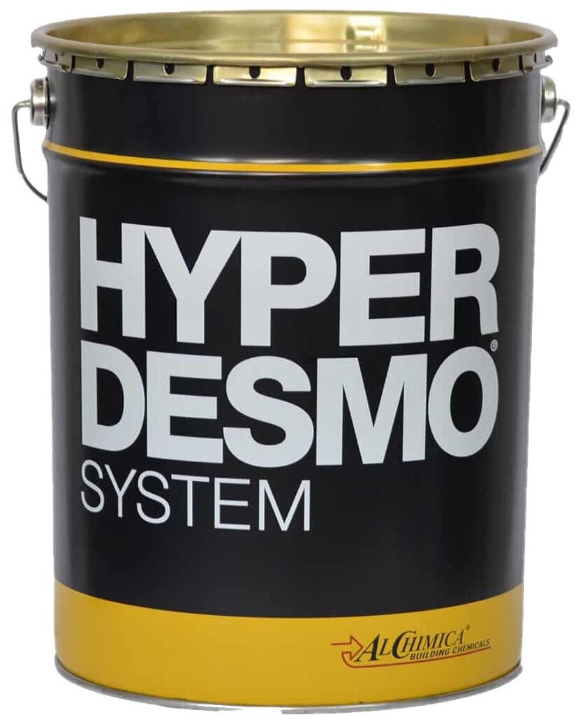 фото Мастика гидроизоляционная полиуретановая Гипердесмо (Hyperdesmo), упаковка 6 кг, цвет красный