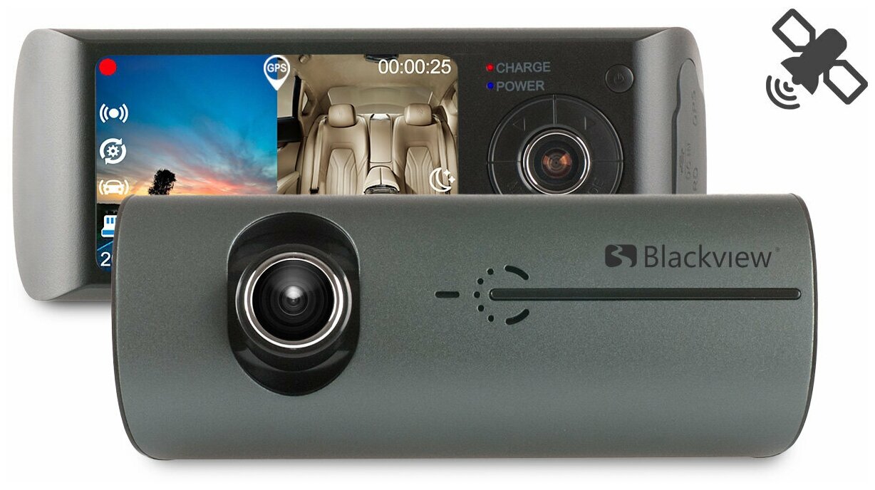 Видеорегистратор Blackview X200 HD GPS/GLONASS 2 камеры с функцией парковочного мониторинга