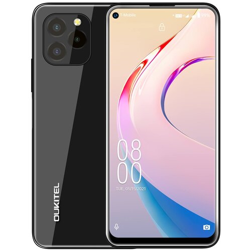 Смартфон OUKITEL C21 Pro 4/64 ГБ, Dual nano SIM, черный смартфон oukitel wp20 pro 4 64 гб 2 sim тропический оранжевый