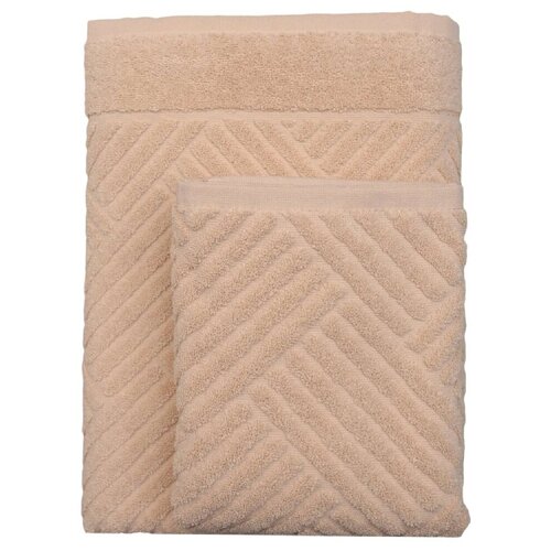 фото Ambiance полотенце alberto цвет: бежевый (50х90 см) br42598