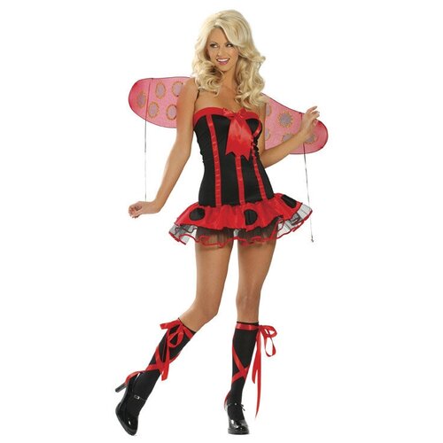 фото Карнавальные костюмы и аксессуары для праздника божья коровка черно-красное чудо у_це_нка женский n8090 chimagna 42-46рр uni