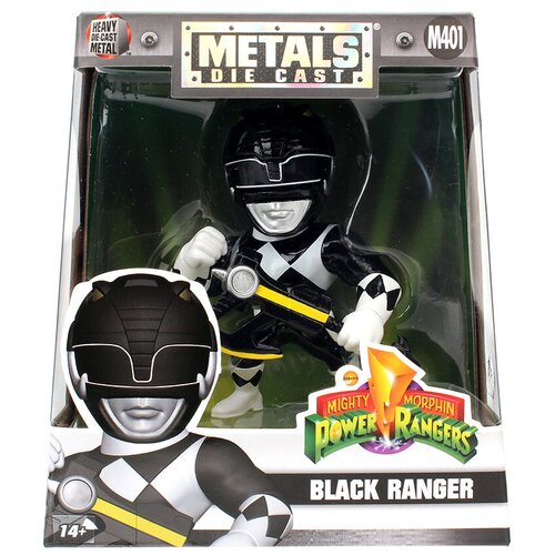 Фигурка металлическая Black Ranger Jada 10 см