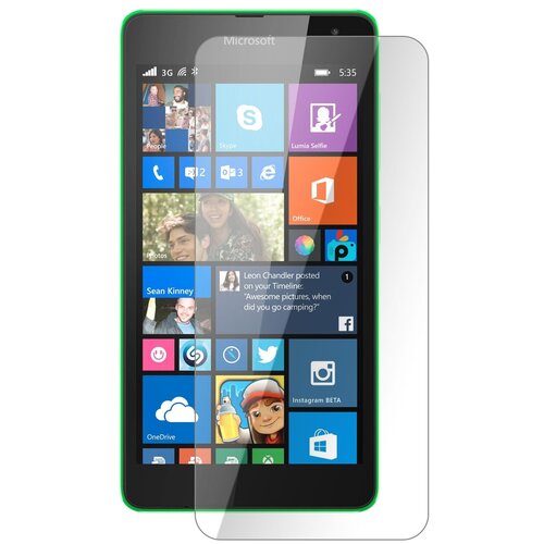 Гидрогелевая защитная плёнка для Microsoft Lumia 535, матовая, не стекло, на дисплей, для телефона
