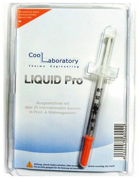 Термоинтерфейс жидкий металл Coollaboratory Liquid PRO + CS Cl-lp-cs .