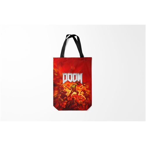 фото Сумка-шоппер / 31х42 см / геймерам / doom burnettie