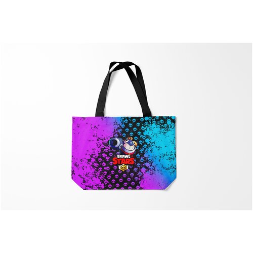фото Сумка-шоппер / 46х35 см / геймерам / brawl stars burnettie
