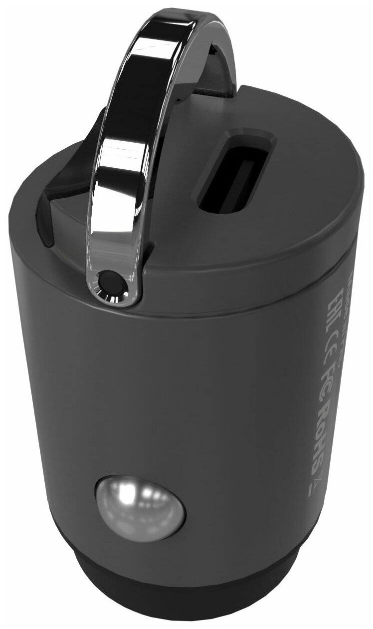 Автомобильное зарядное устройство Lyambda, USB type-C, 3A, черный Noname - фото №8