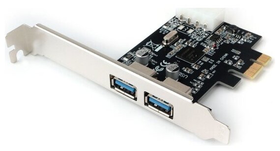 Контроллер USB 3.0 Gembird SPCR-01, PCI-E