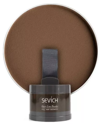 SEVICH Пудра маскирующая Hair shadow, средне-коричневый, 4 г