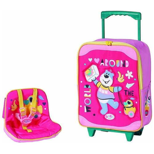 фото Zapf creation baby born 828-441 trolley бэби борн чемодан с креслом для куклы
